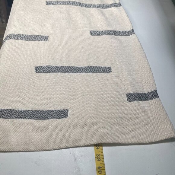 St‎ John Wool Blend Dress Womens 4 Cream Shift Short Sleeve Silk Lined - Picture 13 of 13